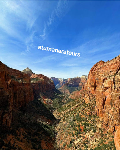 ZION NATIONAL PARK TOUR!! Para 4 personas. (Tour Privado)🌋🗻🏕🏜🏔⛰️🪨🪵🛖