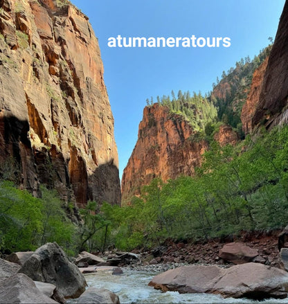 ZION NATIONAL PARK TOUR!! Para 4 personas. (Tour Privado)🌋🗻🏕🏜🏔⛰️🪨🪵🛖