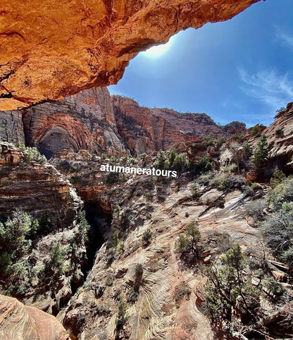 ZION NATIONAL PARK TOUR!! Para 6 personas. (Tour Privado)🌋🗻🏕🏜🏔⛰️🪨🪵🛖