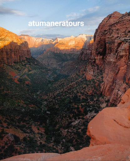 ZION NATIONAL PARK TOUR!! Para 4 personas. (Tour Privado)🌋🗻🏕🏜🏔⛰️🪨🪵🛖