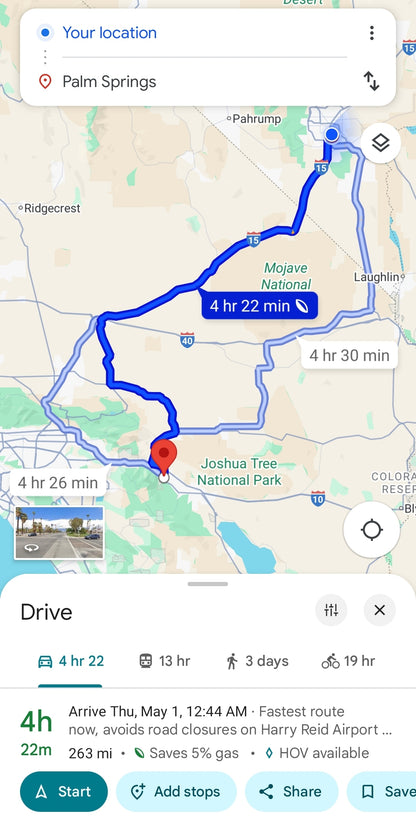 PALM SPRINGS 🌴 CALIFORNIA EXPRESS 24/7 FROM LAS VEGAS. (For 5 people max.)