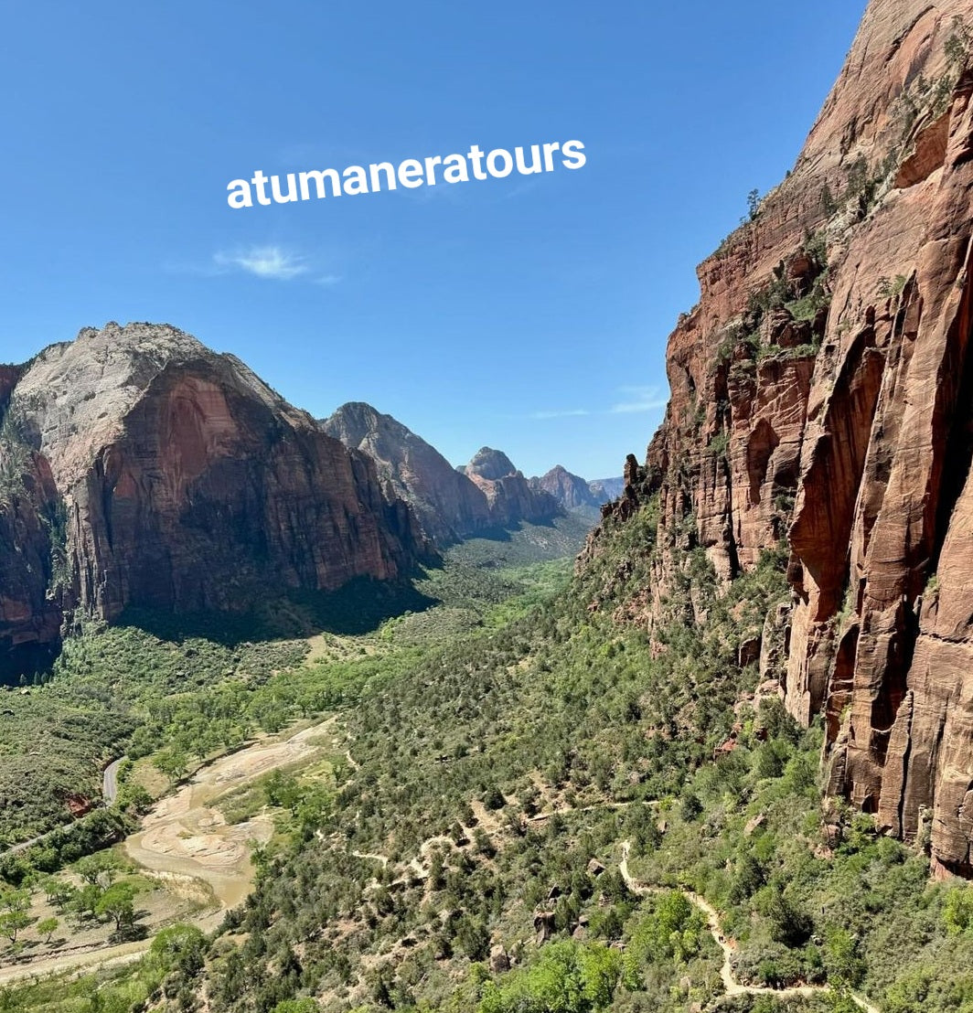 ZION NATIONAL PARK TOUR!! Para 6 personas. (Tour Privado)🌋🗻🏕🏜🏔⛰️🪨🪵🛖