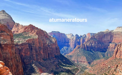 ZION NATIONAL PARK TOUR!! Para 4 personas. (Tour Privado)🌋🗻🏕🏜🏔⛰️🪨🪵🛖