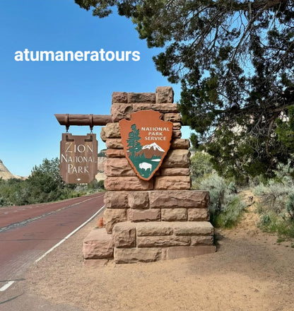 ZION NATIONAL PARK TOUR!! Para 2 personas. (Tour Privado)🌋🗻🏕🏜🏔⛰️🪨🪵🛖